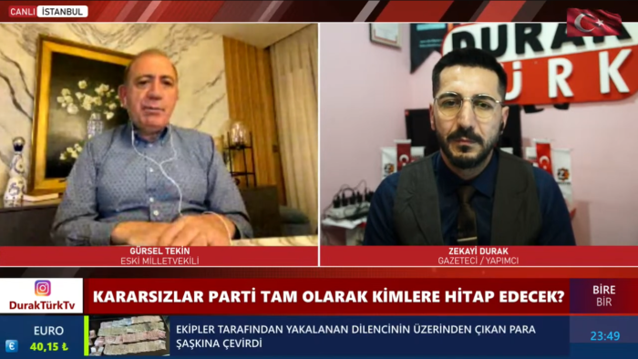 Gürsel Tekin, Bire Bir Programının Konuğu Oldu